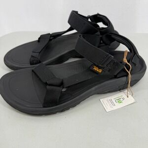 Teva Hurricane XLT 2 Sandals Men 11 Black 1019234 REPREVE Strappy Outdoor